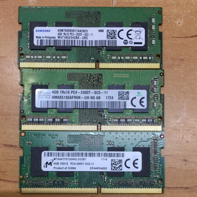 4gb 8GB 16GB DDR4 筆記本電腦內存總線 2133 / 2400 / 2666 / 3200