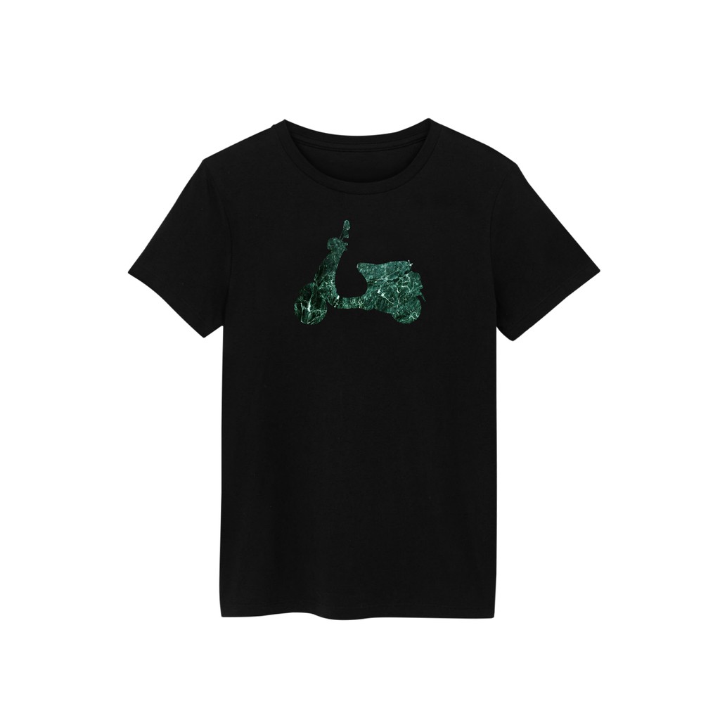 Vespa 偉士牌 經典 手繪 LX125 墨綠 大理石紋 T恤 男女皆可穿 下單備註尺寸 短T 素T 素踢 TEE