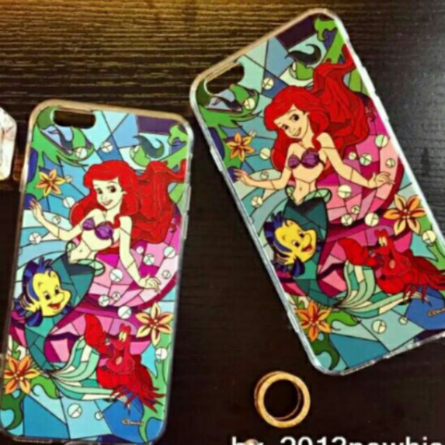3d浮雕 卡通小美人魚iPhone7 plus/iPhone8 plus手機保護殼