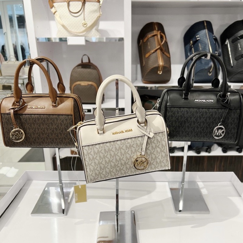 【預購】美國代購 🇺🇸 Michael Kors MK 新品 老花 Logo 波士頓包 手提 斜背包