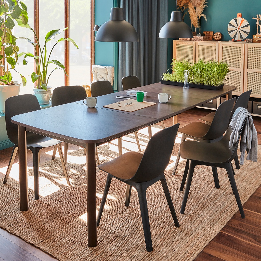 北歐IKEA宜家STRANDTORP延伸桌實木餐桌工作桌/橡木/棕色/三段150/205/260/二手八成新/特9800