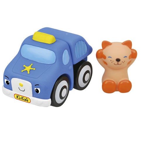 K’s Kids 奇智奇思~彩色安全積木：咪咪貓警車 SB00289