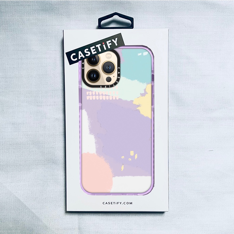 Casetify X 毛筆劃彩紫手機殼 IPhone 13 12 11 Pro MAX Mini XS MAX XR X