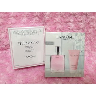 現貨 LANCOME 蘭蔻~真愛奇蹟淡香精禮盒(淡香精50ml+身體乳50ml)