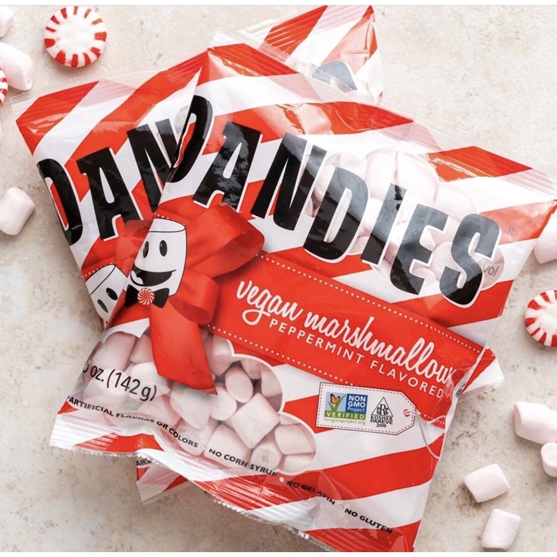 ★Jodi’s Vegan DANDIES美國丹迪斯限量薄荷純素棉花糖142g全素無明膠棉花糖Marshmallows