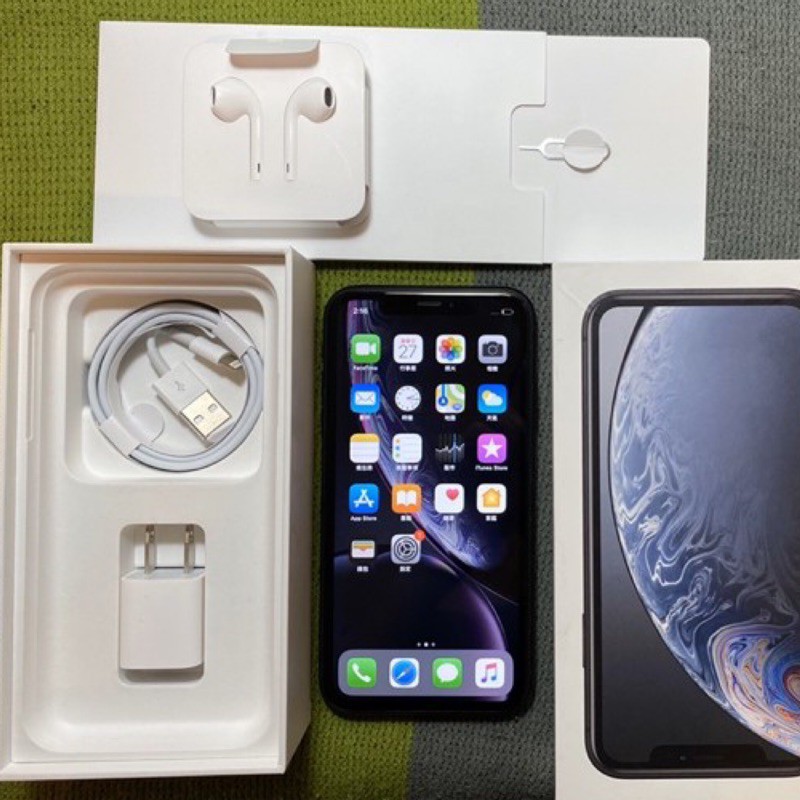 Iphonexr 64g 黑灰9成新6 1吋apple 蘋果xr 二手機回收中古機舊機折抵面交貨到付款 蝦皮購物