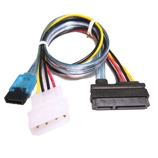 SATA3.0排線+大4P轉SATA電源二合一 40公分(TL-19) –CB2187