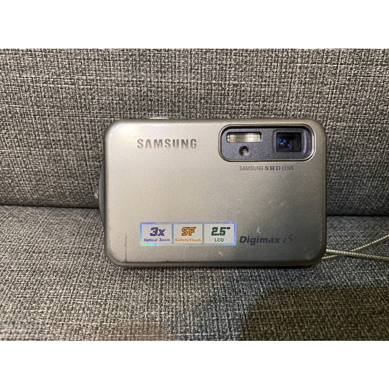 三星SAMSUNG Digimax i5 5百萬像素數位相機 不銹鋼機身