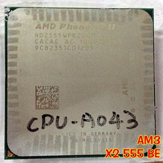 【冠丞3C】AMD Phenom II X2 555 3.2G 6M AM3 CPU-A043