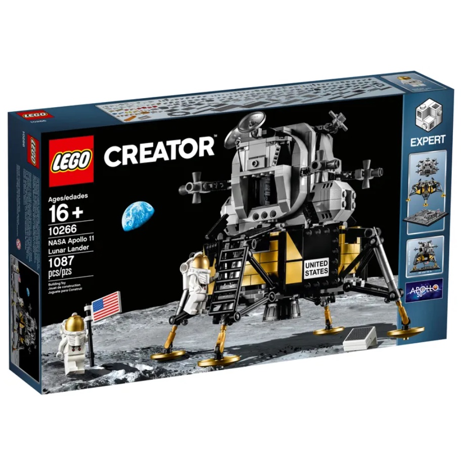 &lt;屏東自遊玩&gt; 樂高 LEGO 10266 CREATOR系列 NASA 阿波羅11號登月小艇