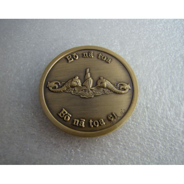 美國金屬徽章 美國潛艇徽章紀念幣 收藏幣 美雙面紀念幣 純銅