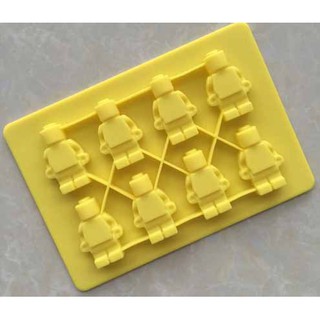 8孔 機器人 製冰盒 蛋糕模具 巧克力模具 矽膠模具 手工皂 果凍模具