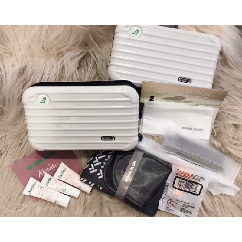 Rimowa 長榮過夜包 盥洗包 2017 Eva Air 白+鐵灰《全新》《含防塵套》《多件優惠》