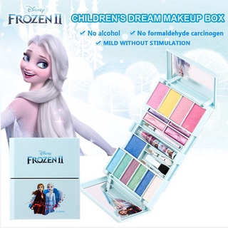 現貨 正版FROZEN 冰雪奇緣 兒童化妝品 女童化妝玩具無毒 彩妝玩具 女孩過家家 公主夢幻彩妝盒 女孩生日禮物 便宜