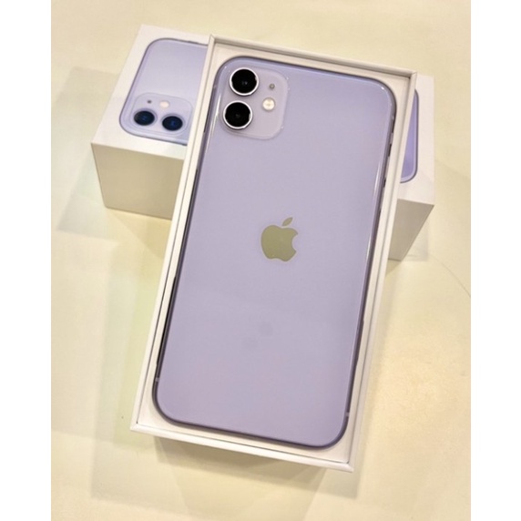 iPhone 11 128G 紫色 二手近全新 功能正常全機無傷 健康度94% 今年8月剛過保固