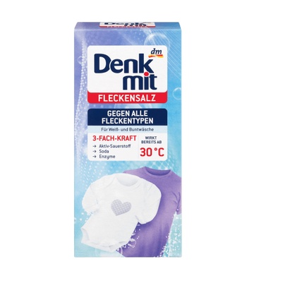 現貨 德國 Denkmit 強力去漬洗衣粉 500g 酵素 小蘇打 活性氧 分解頑固汙垢