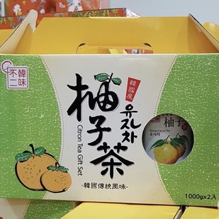 ✨特價‼️Costco代購 韓味不二柚子茶飲組 1公斤 X 2入