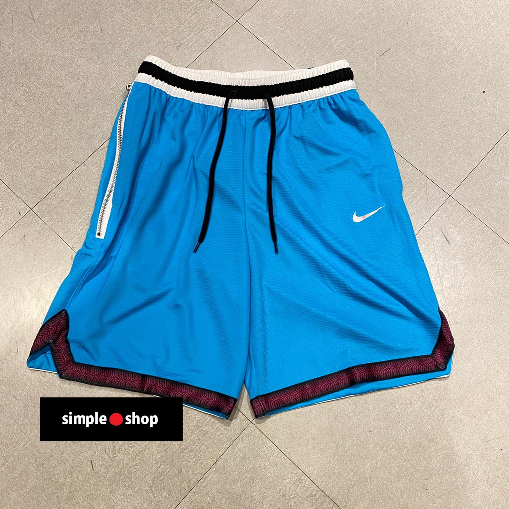 【Simple Shop】NIKE DRY DNA 籃球褲 運動短褲 拉鍊口袋 球褲 藍色 男款 CV1922-434