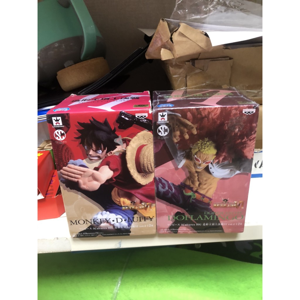 金證海賊王造形王頂上決戰6 Vol 1 多佛朗明哥魯夫日版 蝦皮購物