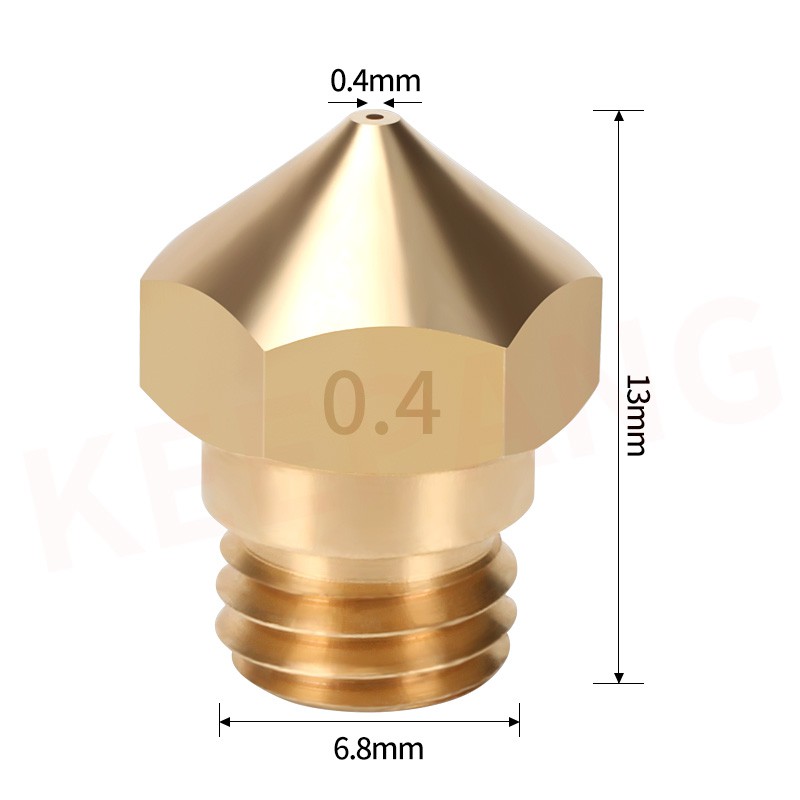 高品質3D列印機 噴頭 噴嘴 Makerbot MK10系列 1.75mm M7螺紋 黃銅