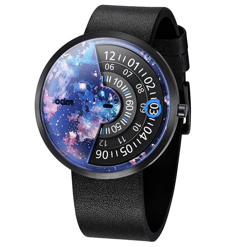 【odm】Palette調色盤設計腕錶-星空黑/DD171-04/台灣總代理公司貨享兩年保固