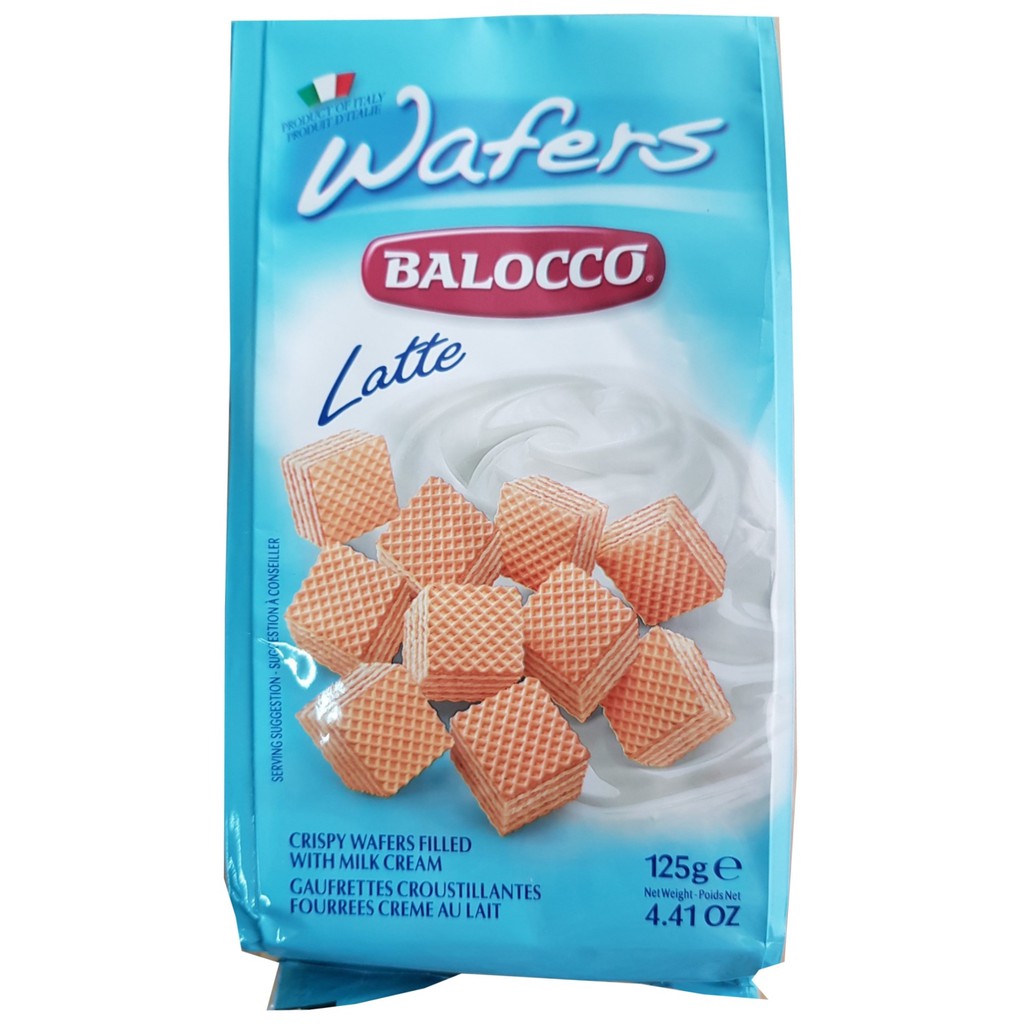 現貨 Balocco wafers 帕洛克 威化夾心餅 125g - 牛奶口味 / 巧克力口味 / 榛果口味 奶素可食