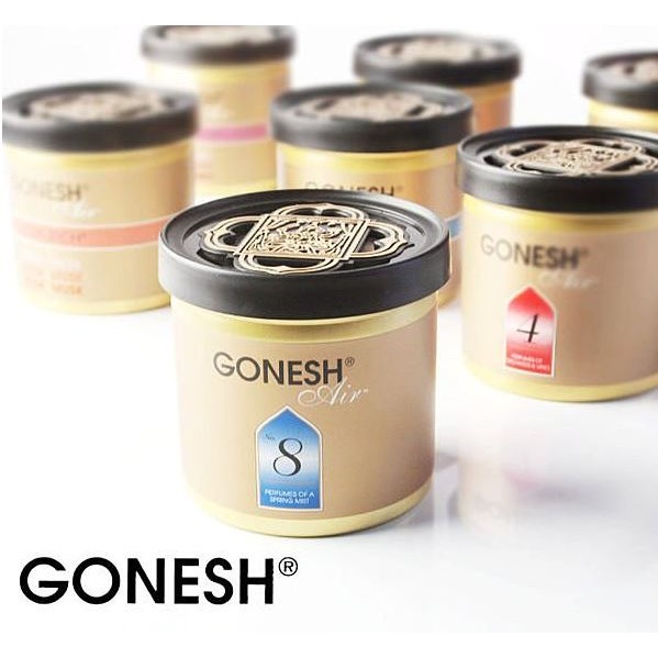 【Geometry】日本 GONESH 空氣清新 芳香膠 8號 4號 春之薄霧 固體 78g 芳香罐 香氛