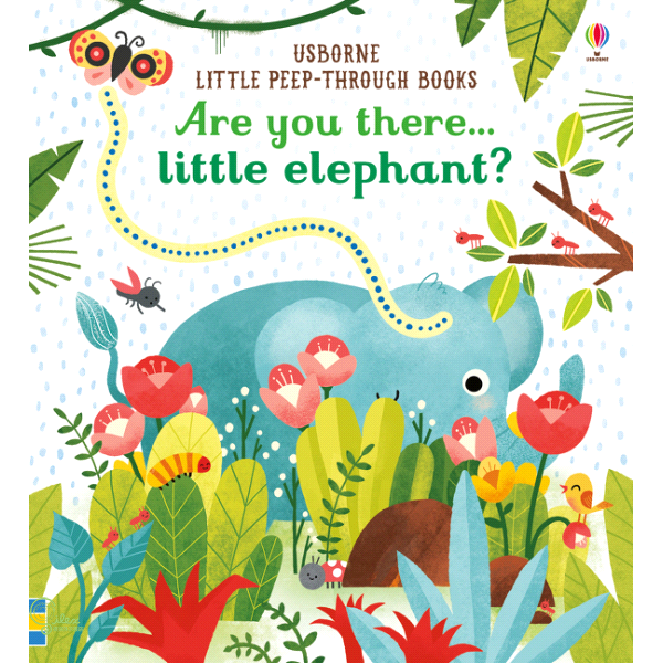 Little Peep-Through Books：Are You There Little Elephant? 大象在哪裡? 趣味探索書（外文書）