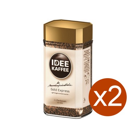 限時搶購  德國IDEE 金牌即溶咖啡低刺激性100g/瓶 x2