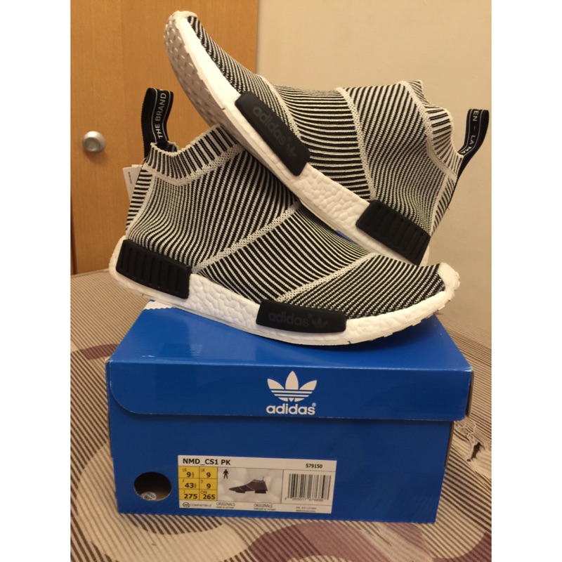 愛迪達 Adidas NMD CS1 PK S79150 原始配色 絕版 限量 排隊 黑白 高筒 全新 us9.5