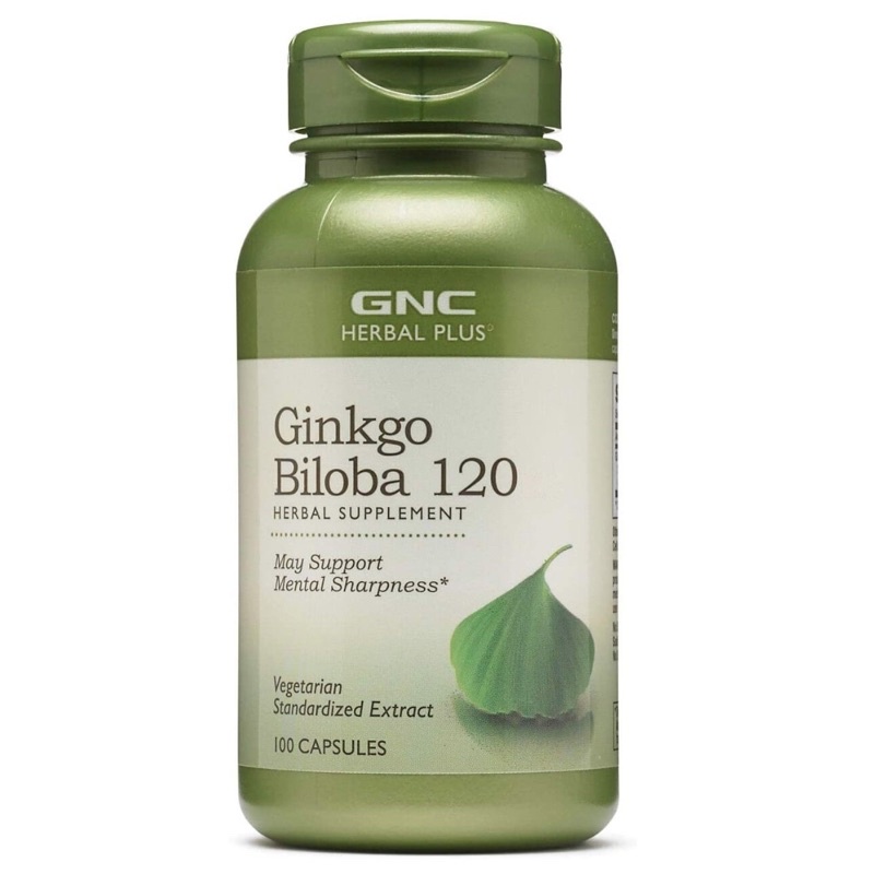 滿千聊聊折50 台灣現貨 GNC美國 銀杏精華膠囊 ginkgo biloba 100顆