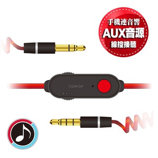 AVLIGNE AUX音源傳輸線-線控接聽 3.5mm