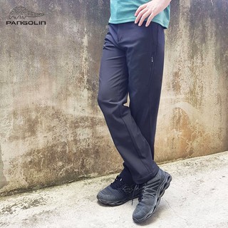 【PANGOLIN】男Softshell保暖褲 防風 防潑水 抗髒汙 透濕 透氣 彈性舒適 耐磨 保暖 登山內層刷毛褲