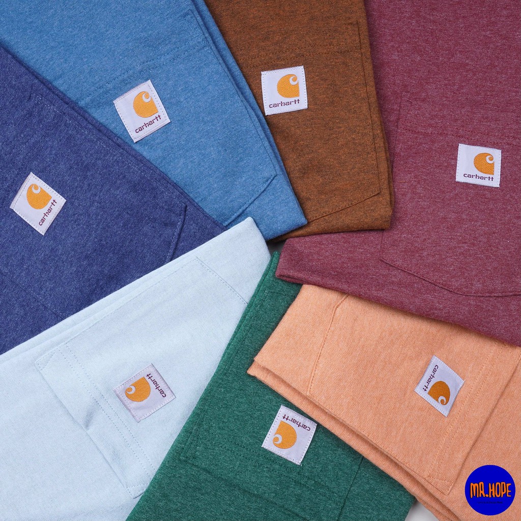 【MR.HOPE】限定色 七色CARHARTT WORKWEAR POCKET T-SHIRT K87 短Tee 重磅