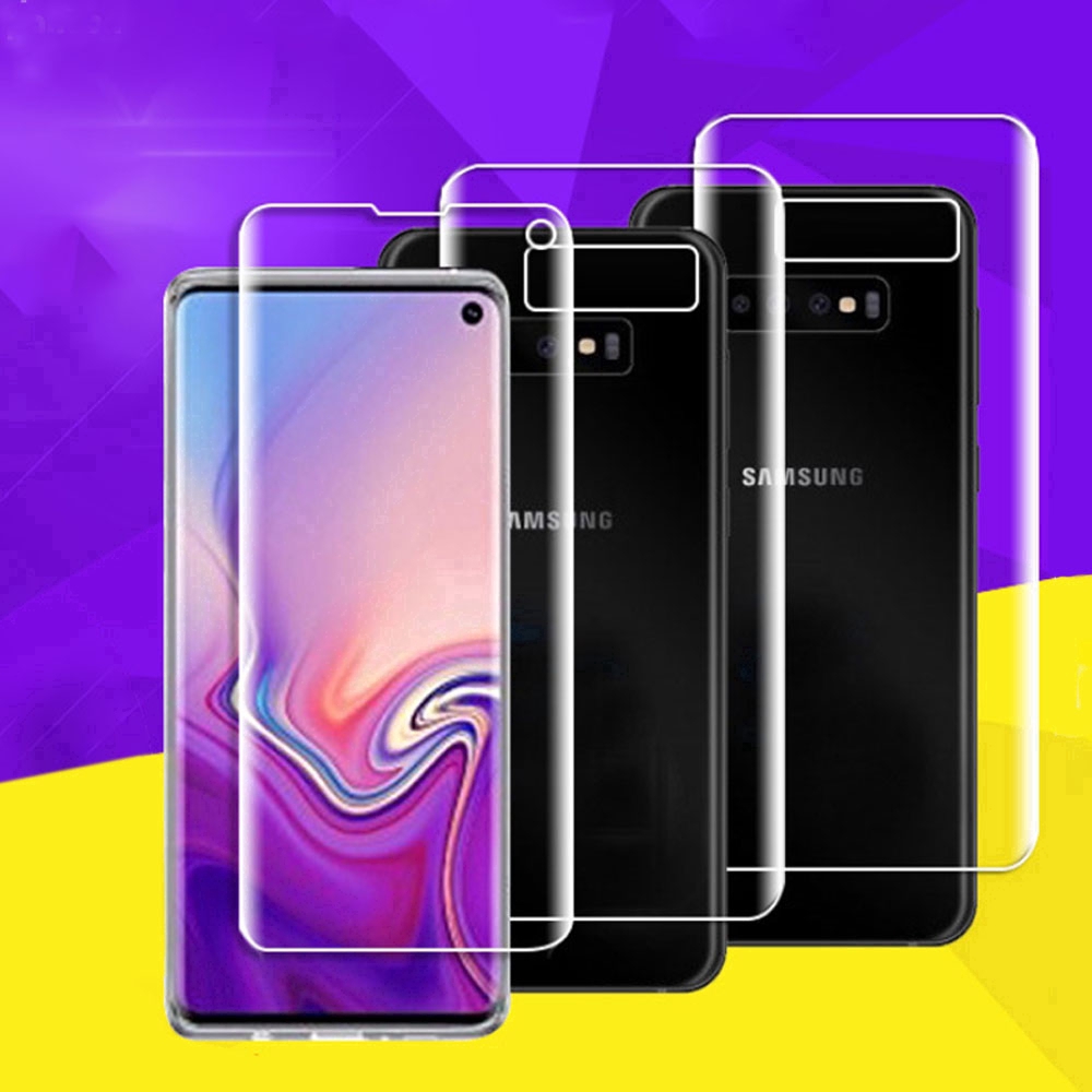 SAMSUNG 正面/背面貼膜三星 Galaxy A20 A30 A50 S10e S10+ S8 S9 S10 Plu