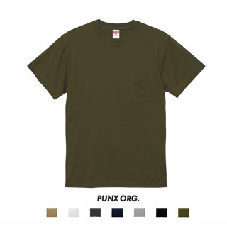 UNITED ATHLE UA 5.6OZ TEE 日本口袋素TEE短袖 (9色4尺寸) 【 PUNX 】