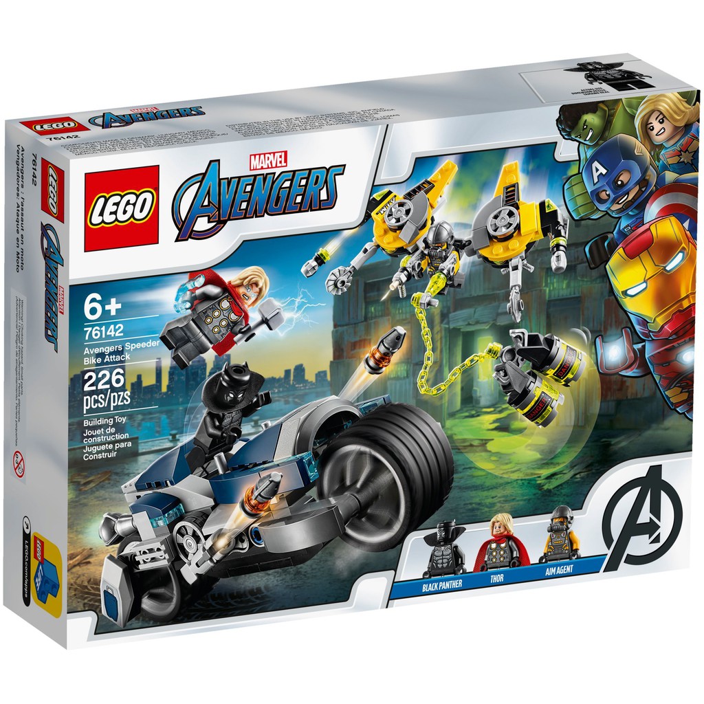【台中翔智積木】LEGO 樂高 超級英雄 76142  Avengers Speeder Bike Attack