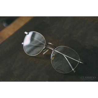 CLASSICO T6 C7 (亞麻金) 眼鏡屋 鈦金屬 復古框 純鈦 文青 膠框 手工眼鏡 金屬眼鏡 手造眼鏡 眼鏡