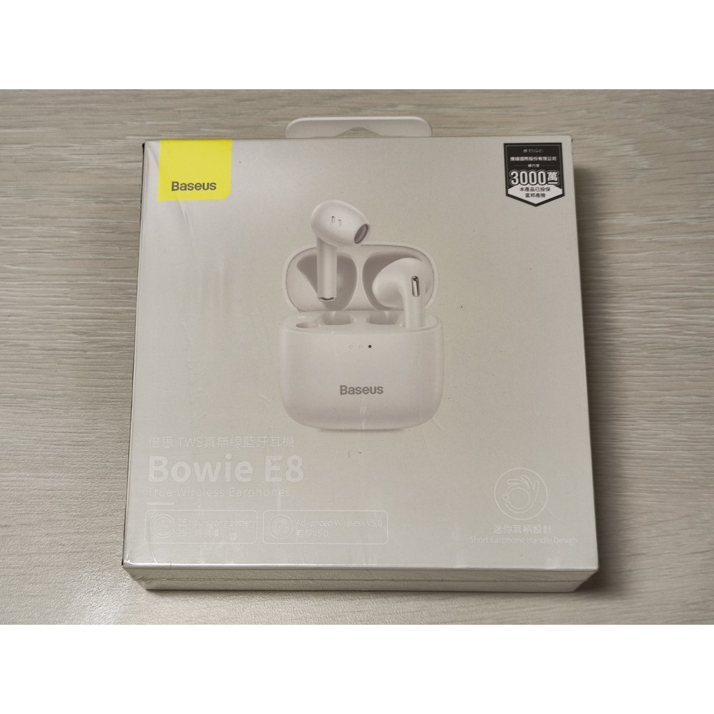 【BASEUS】倍思 Bowie系列 E8 TWS 真無線藍芽耳機(台灣公司貨)