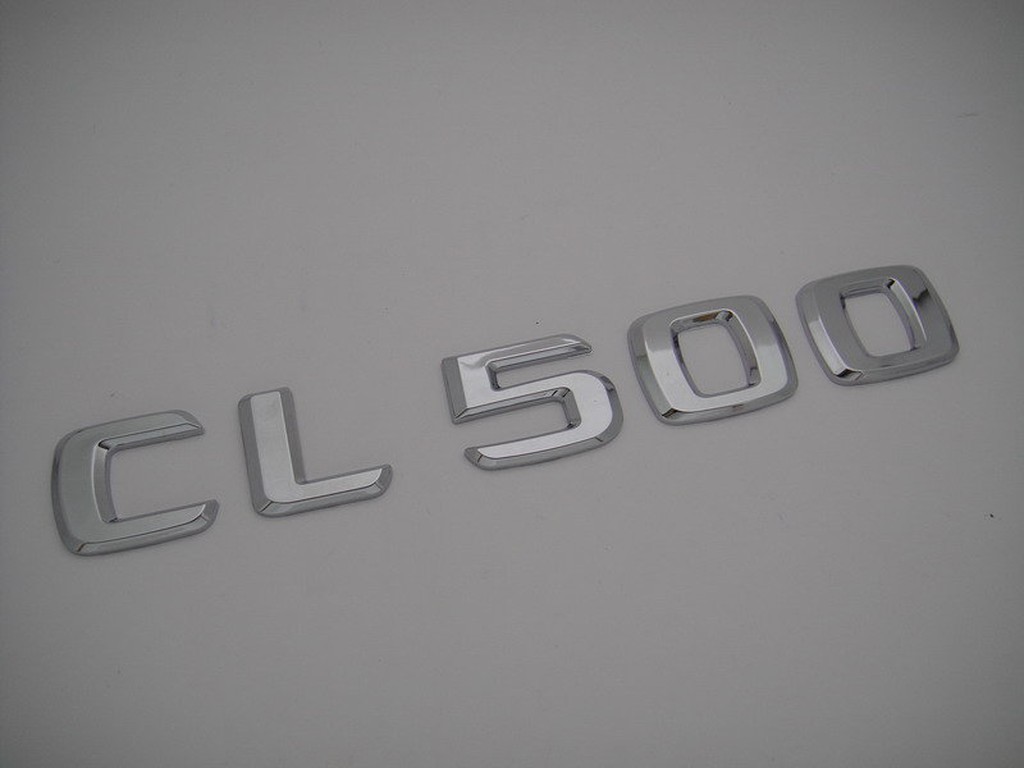 新款 高度25mm Benz 賓士 奔馳 CLClass W216 AMG CL500 CL 500 後車箱蓋 字體