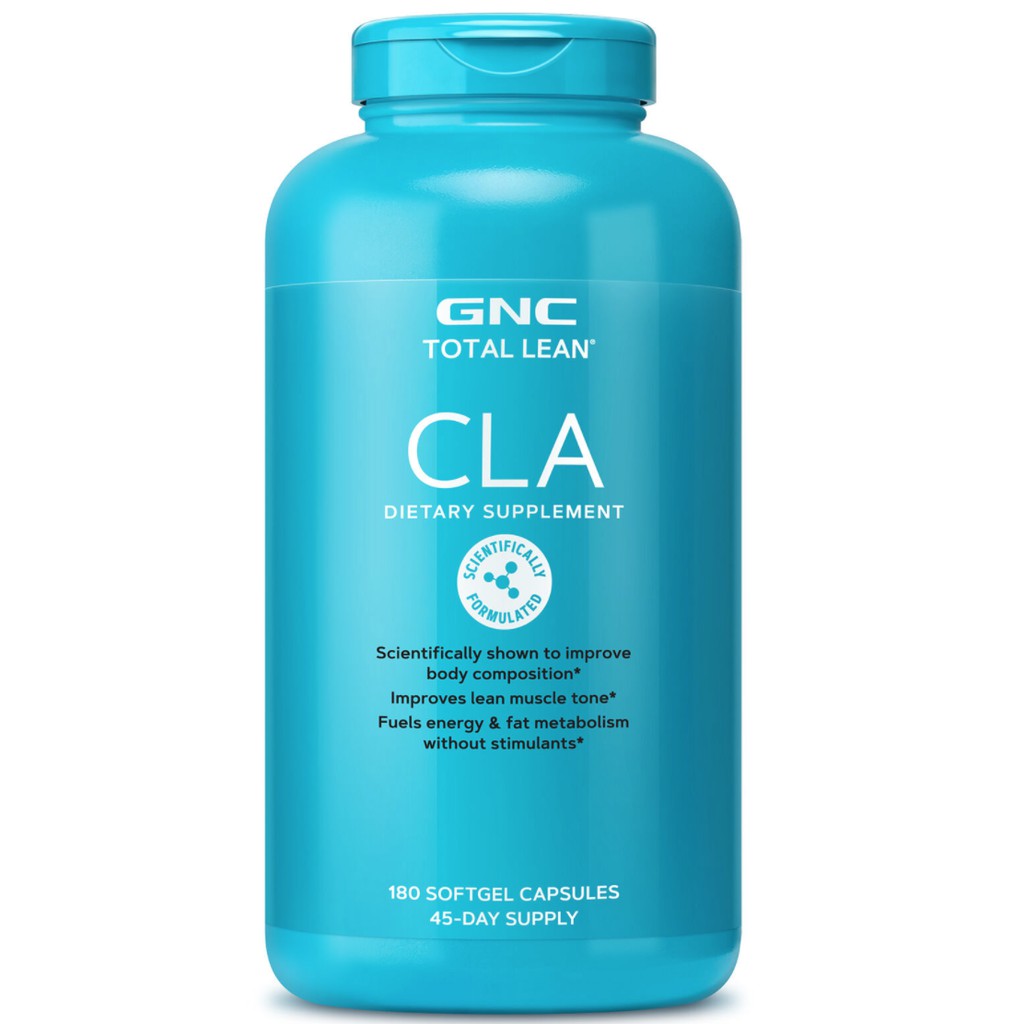 限量優惠 GNC代購 GNC CLA 共軛亞麻油酸 TOTAL LEAN 纖靈紅花籽油膠囊 180顆