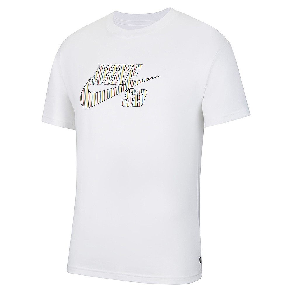 NIKE 耐吉208 男款 短袖上衣AS M NK SB TEE BTS LOGO 休閒 運動 白 CW1463100