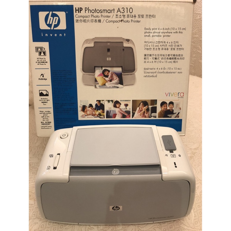 Hp Photosmart A310 迷你相片印表機 蝦皮購物