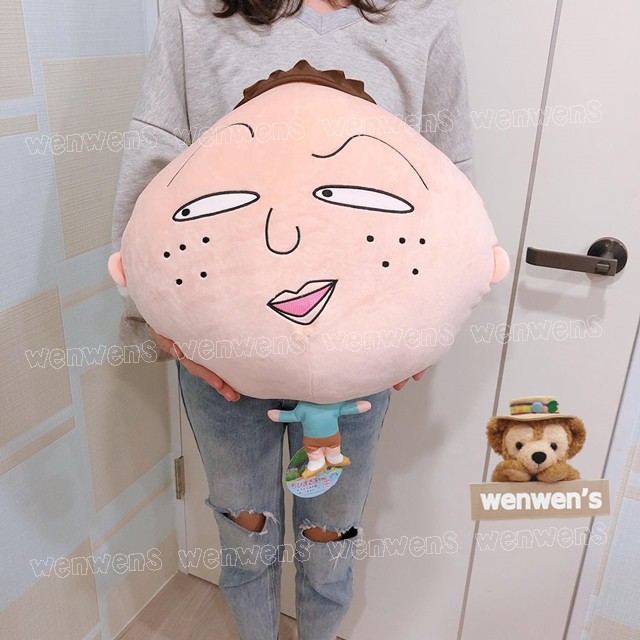【Wenwens】現貨 日本 正版 櫻桃小丸子 小丸子 系列 永澤 頭型 娃娃 特大 XL 玩偶 布偶 單售價