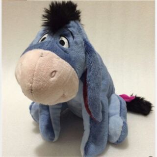 【美國代購】Disney Store 迪士尼商店 藍色屹耳 eeyore 伊爾 一爾 一耳 驢子 絨毛 娃娃 玩偶 布偶