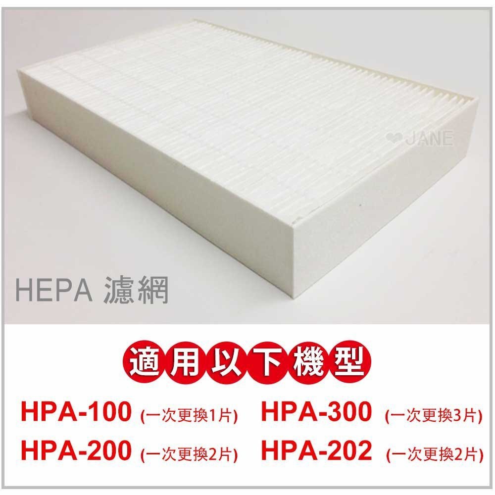 副廠 適用Honeywell 空氣清淨機 濾芯 HEPA HPA-100APTW HPA-200 HPA-202 300