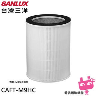 電器網拍批發~SANLUX 台灣三洋 空氣清淨機 ABC-M9 專用濾網 CAFT-M9HC