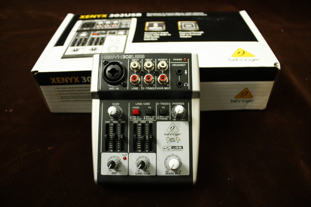 大鼻子樂器 公司貨 耳朵牌 Behringer XENYX 302 USB Interface 迷你 錄音介面 混音器