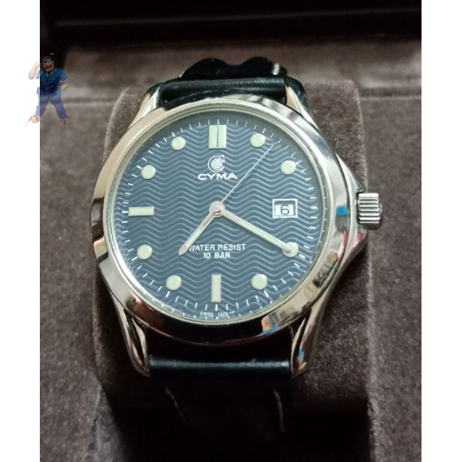 ✨1862年創立，瑞士錶中堅品牌 CYMA 司馬錶 ✨ 二手精選✨ 石英男錶  ♥免運♥
