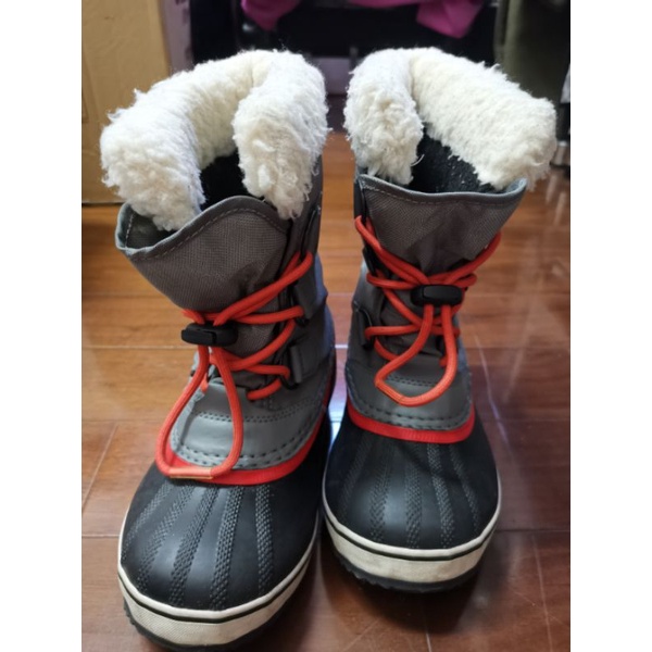 加拿大Sorel防水兒童雪靴19公分
